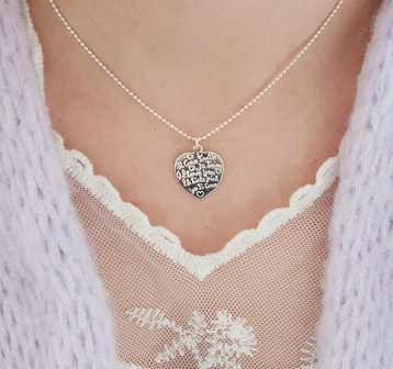 Ketting l&#039;amour met teksten zoals Ti amo tanto