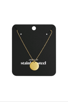 Heartfelt coin ketting 