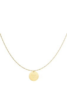 Heartfelt coin ketting 