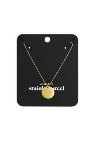 Heartfelt coin ketting 