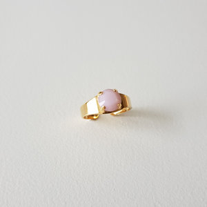 Verbazingwekkend Ring met licht roze swarovski steen - Edenshop ME-57